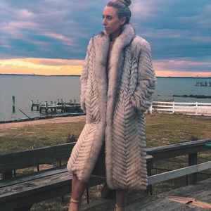 Saga Fox Fur Vintage Full-Length Coat